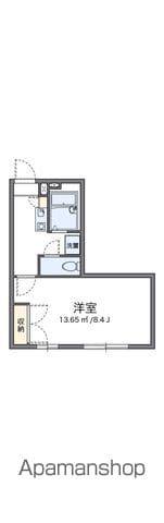 レオパレスプレミールYS(1K/1階)の間取り写真