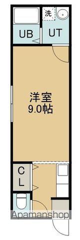 アンビシャス(1K/1階)の間取り写真