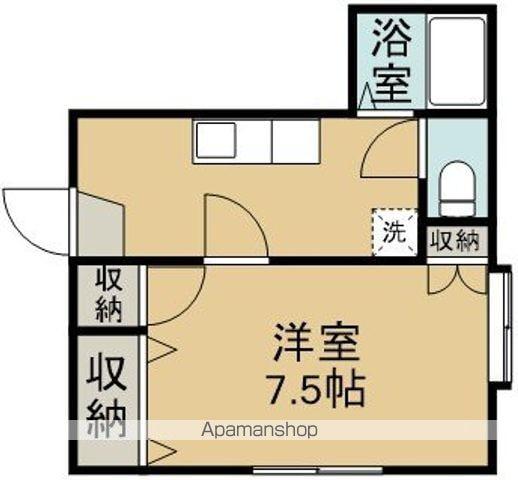 セイラム(1K/1階)の間取り写真