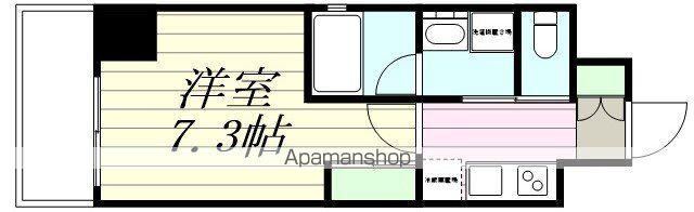 MIRAIZU RESIDENTIAL SENDAI Ⅰ(1K/8階)の間取り写真