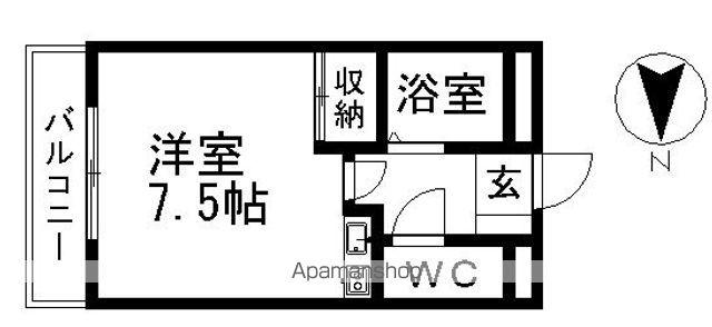 ドール新栄(1K/5階)の間取り写真