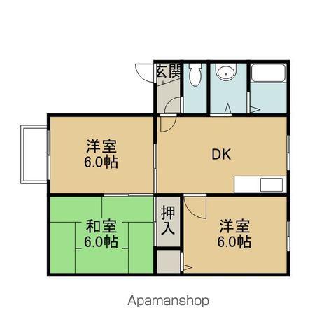 ロイヤルハイツ穐山(3DK/2階)の間取り写真
