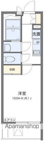 レオパレスワッフル(1K/1階)の間取り写真