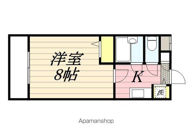メゾン・ド・ロジェ(1K/3階)の間取り写真