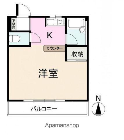 レーベルハイツ(1K/5階)の間取り写真