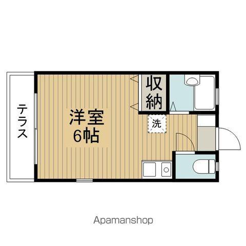 アカツキパレス(1K/1階)の間取り写真