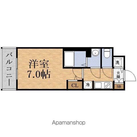 S-RESIDENCE KAMISHINJO ASCENT(1K/9階)の間取り写真