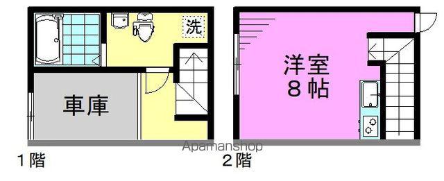 K21 BASESUGINAMI(ワンルーム/2階)の間取り写真