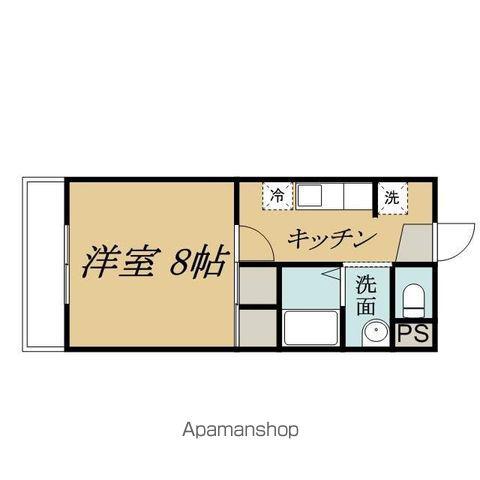 セレブリテMISONO(1K/2階)の間取り写真