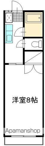 ロビンハイツ(1K/1階)の間取り写真