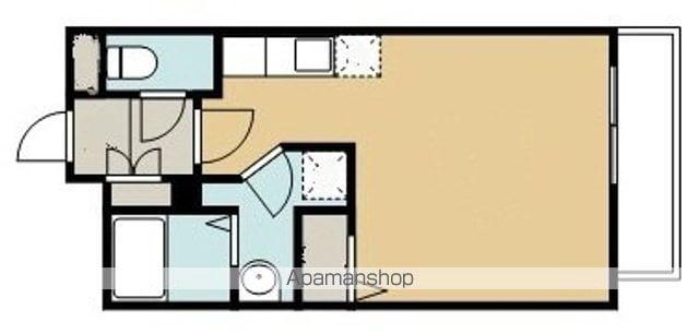 108二十人町(1K/2階)の間取り写真