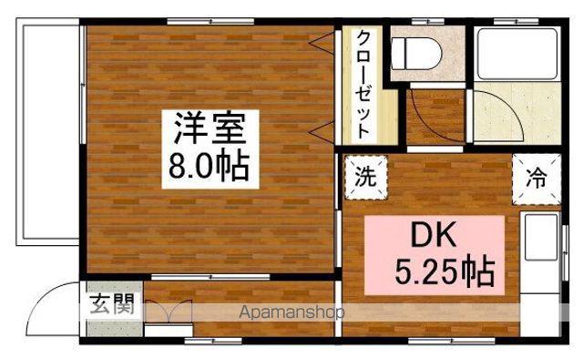 シルフィードナカハラ(1DK/1階)の間取り写真