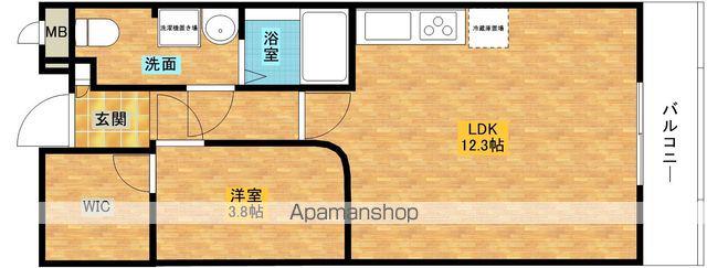 ラフィナート和泉(1SLDK/3階)の間取り写真