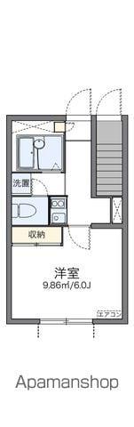 レオネクスト豊が丘(1K/1階)の間取り写真