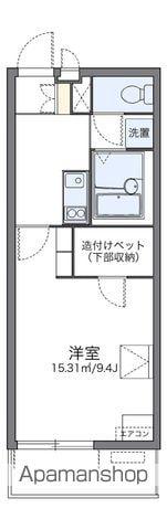 レオパレスけやき 2階階 間取り