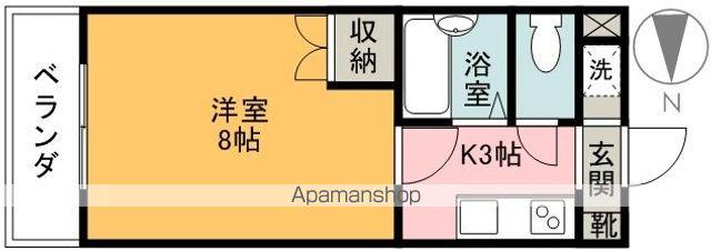 TSヴィラ(1K/3階)の間取り写真