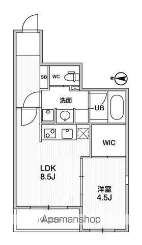 TASUKI RICHESSE HIGASHI-KOENJI(1LDK/1階)の間取り写真