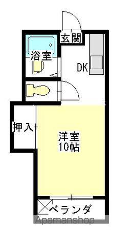 アートコーポ88(ワンルーム/3階)の間取り写真