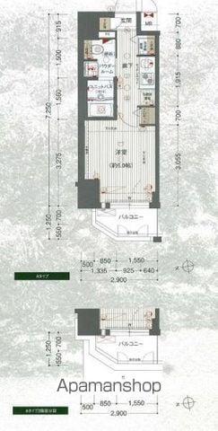 プレサンス鶴舞グリーンパーク(1K/12階)の間取り写真