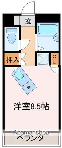アルフィーネ宇部(ワンルーム/2階)の間取り写真