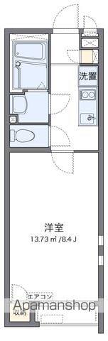 クレイノ吉見ノ里Ⅰ(1K/2階)の間取り写真