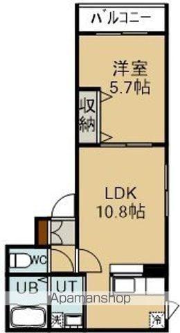 ANNE JUDE(1LDK/3階)の間取り写真