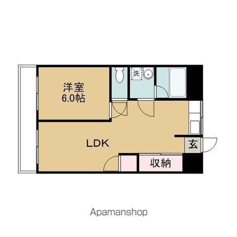 第3サンキョウマンション(1LDK/5階)の間取り写真