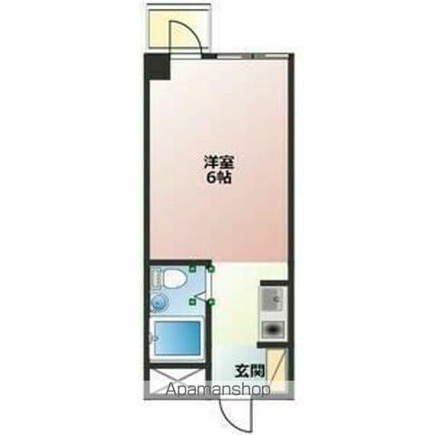 MONOLITH(ワンルーム/6階)の間取り写真