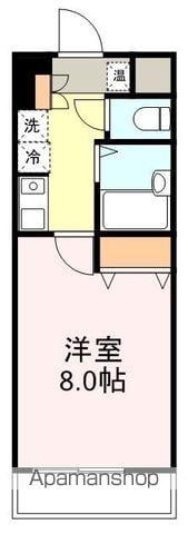 HIKOハイツ(1K/5階)の間取り写真