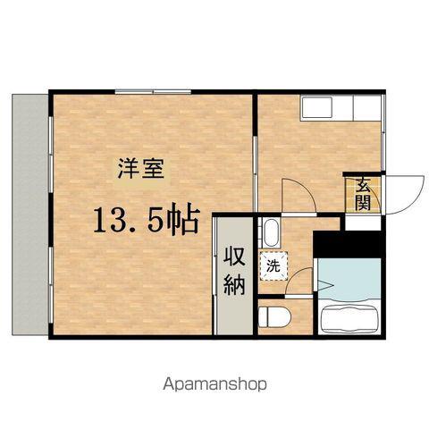 エコーハイツ平和(1K/2階)の間取り写真