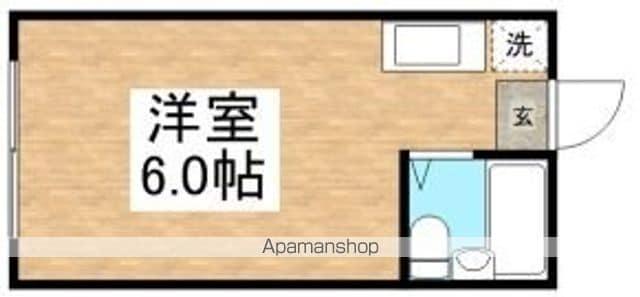 フレンドシップ国分寺(ワンルーム/1階)の間取り写真