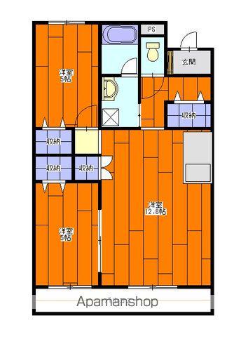 SSSドリームハイツ(2LDK/2階)の間取り写真