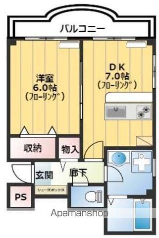 スターション・アド・Q(1DK/3階)の間取り写真