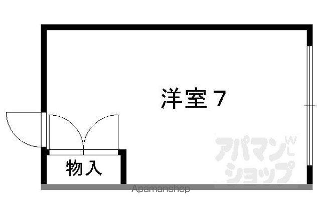 タマヤビル(ワンルーム/6階)の間取り写真