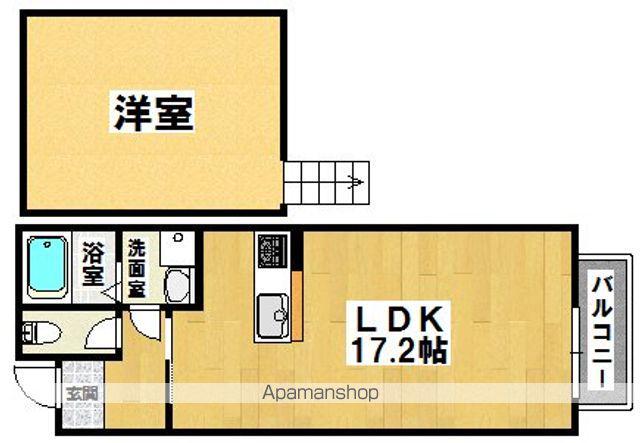 メゾネット SAKURA(1LDK/2階)の間取り写真
