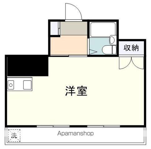 サンライズ7(ワンルーム/4階)の間取り写真