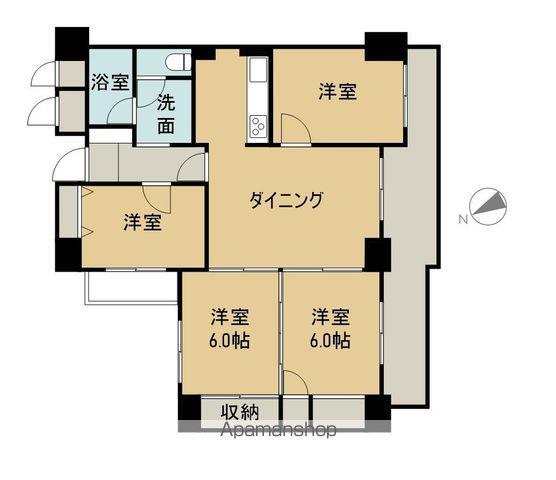 メゾンファースト(4LDK/4階)の間取り写真