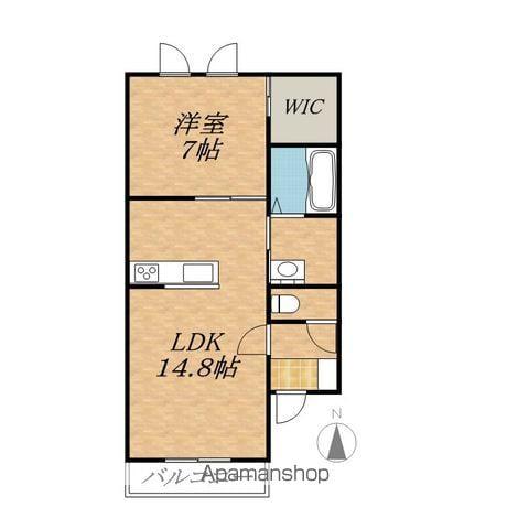 TITUS-01(1LDK/3階)の間取り写真