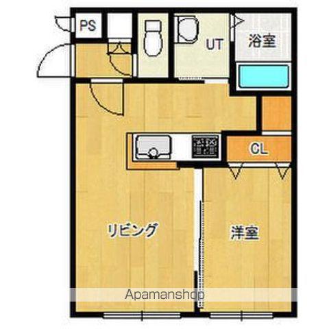 DOLCE(1LDK/4階)の間取り写真