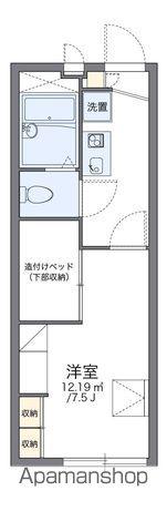 レオパレス久万ノ台(1K/1階)の間取り写真
