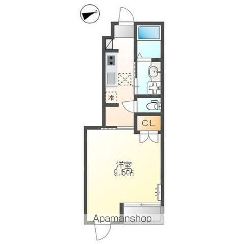 アノ クオーレ(1K/1階)の間取り写真