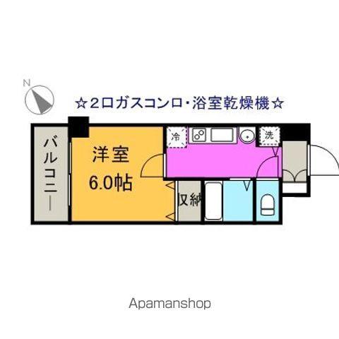 プレサンス新栄リミックス(1K/3階)の間取り写真