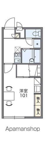 レオパレスラージ グルーブ Ⅱ(1K/2階)の間取り写真