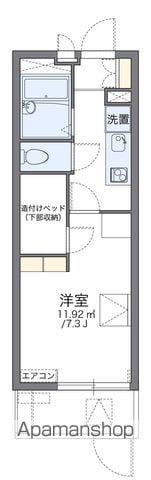 レオパレス片野S(1K/1階)の間取り写真