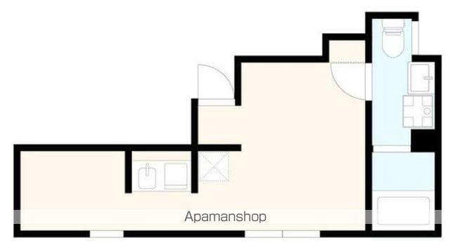 THE RIVER SIDE AOTO(ワンルーム/1階)の間取り写真