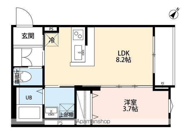 ROBOT HOME 西八王子Ⅱ(1LDK/3階)の間取り写真