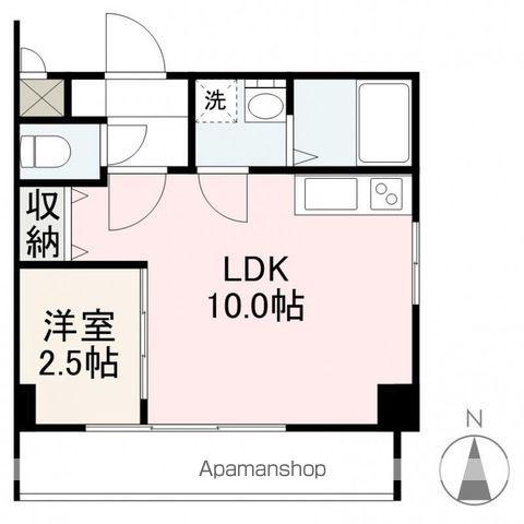 プレシャスタイム本町(1LDK/2階)の間取り写真