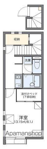 レオネクストアダージョ(1K/2階)の間取り写真