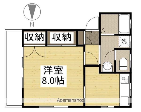 サングレースⅡ(1K/2階)の間取り写真