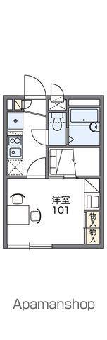 レオパレスエテルネ(1K/2階)の間取り写真